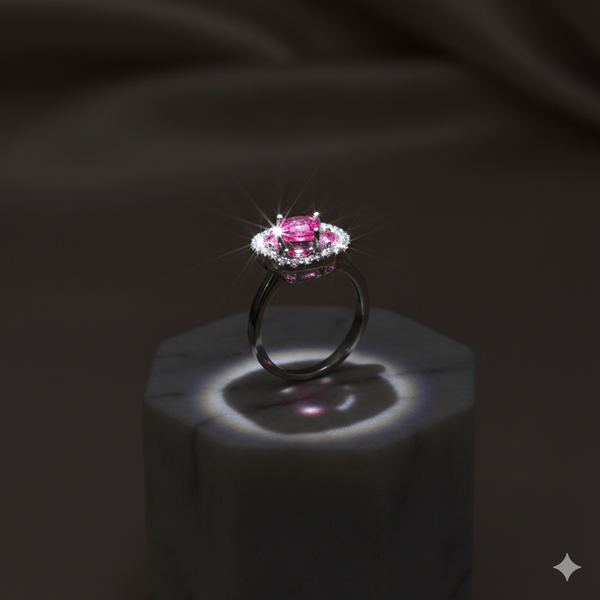 925 sterling silver cocktail Ladies ring