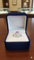 Pink stone silver ring