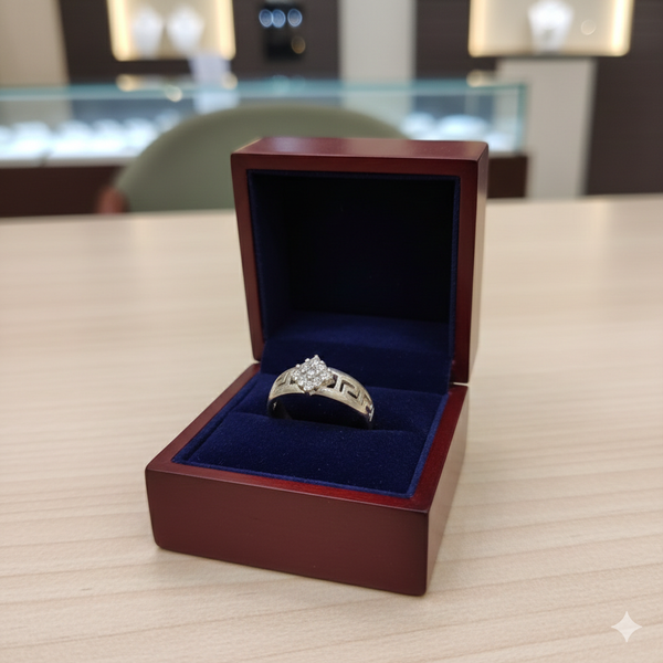92 sterling silver gents ring