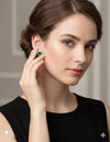 heart-shaped stud earring