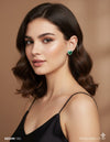heart-shaped stud earring